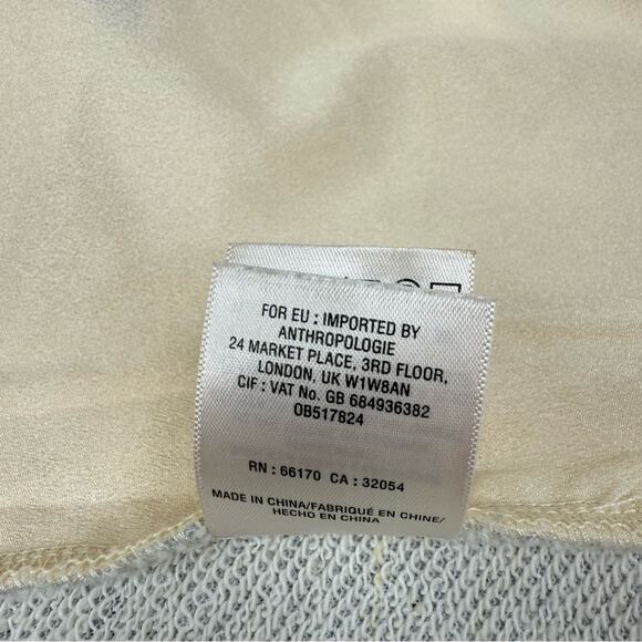 Anthropologie Cream and Gray Long Sleeve Tee - Picture 12 of 13